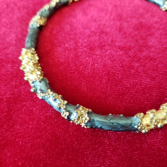 Enamel Gold Bangles - Picture 6 of 6